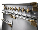 Rangemaster ELS110EISS/AB Elise Luxe 110cm Induction Range cooker - Stainless Steel/Brass *contact store for price*