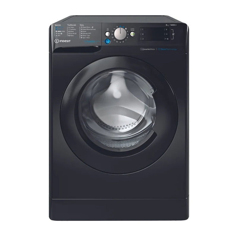 Indesit BWE81496XKVUK 8kg 1400rpm Washing machine - Black