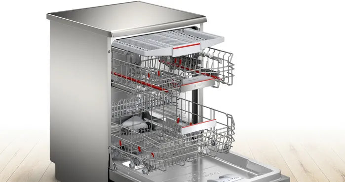 Bosch SMS6TCI02G Series 6 14-place setting dishwasher - Brushed Stainless Steel [Free 5-year guarantee]*contact store for price*