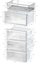 Bosch KGN39OCAFG Series 4 70/30 Total No Frost fridge freezer - Cast Iron