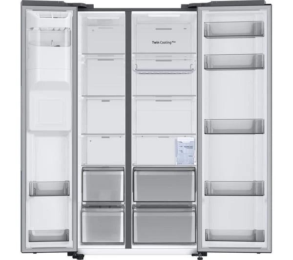 Samsung RS68A8530S9 Series 7 American Fridge Freezer With Non Plumbed Ice & Water - Silver [Free 5 year parts & labour warranty]