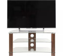 TTAP Vision Curve 1200mm TV stand - Walnut [TVs up to 60'']