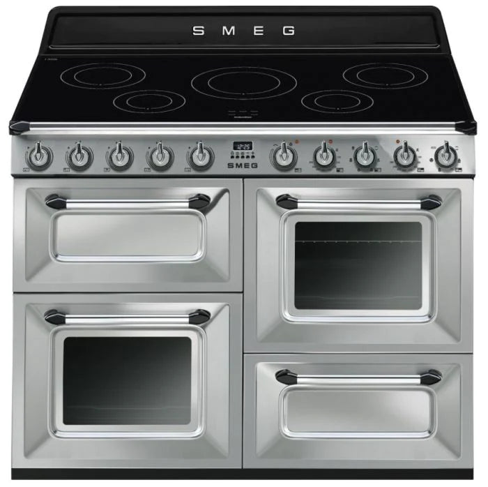 Smeg TR4110IX-1 110cm Victoria Range Cooker with Induction Hob - Stainless Steel [5 YEAR GUARANTEE]