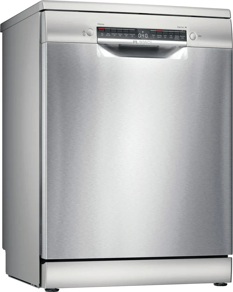 Bosch SMS4EKI06G Series 4 13-place setting dishwasher - Silver [Free 5-year guarantee]