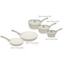 Haden 213099 5 Piece Cookware Set – Putty Beige