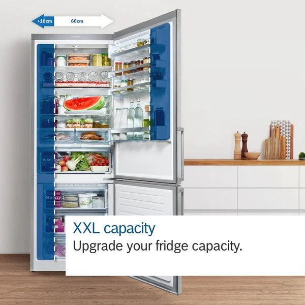 Bosch Series 4 KSV36VLEP Tall Larder Fridge - Stainless Steel [Free 5-year parts & labour guarantee]*contact store for price*