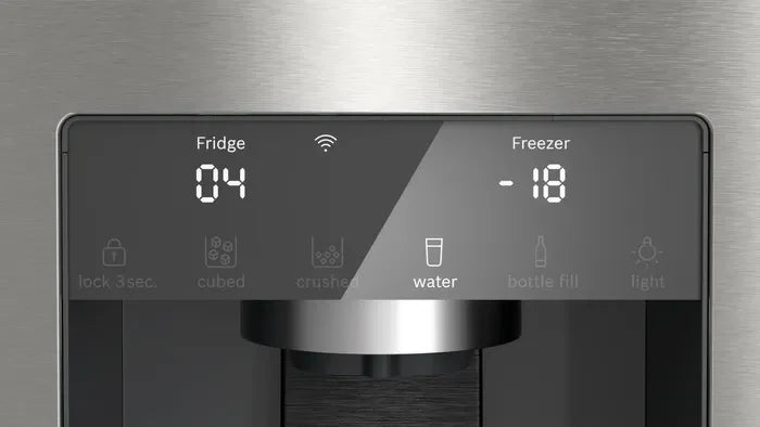 Bosch KFI96APEAG Series 6 Total No Frost French door Fridge Freezer Non-Plumbed Ice & Water - Brushed steel*contact store for price*