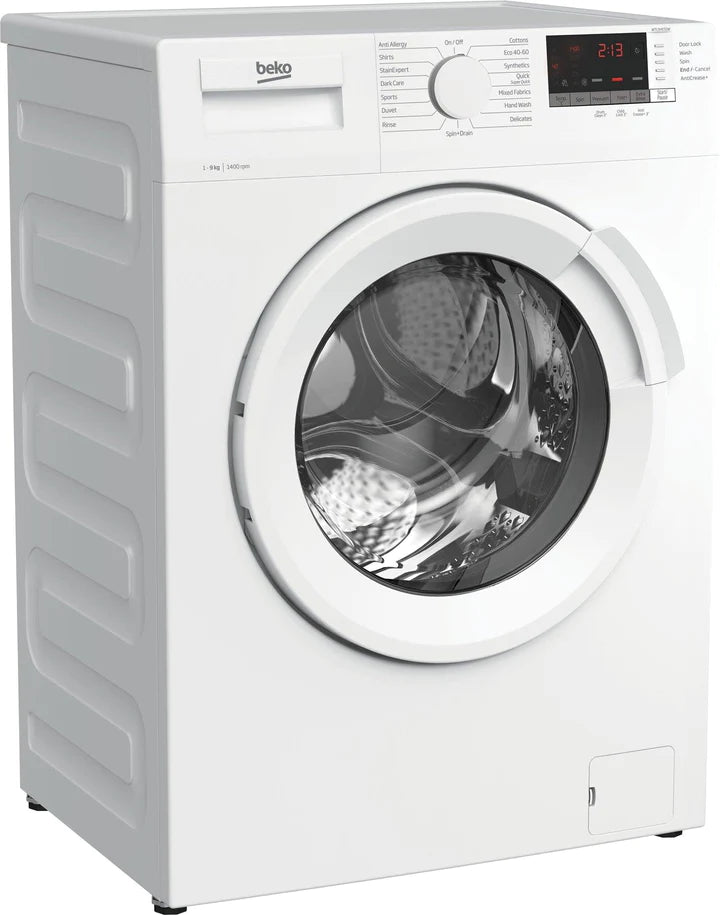 Beko WTL104151W 10kg 1400rpm Washing Machine - [Wash a full load in 28 mins]