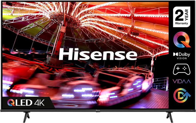 HISENSE 65E7HQTUK 65" Smart 4K Ultra HD HDR QLED TV with Amazon Alexa