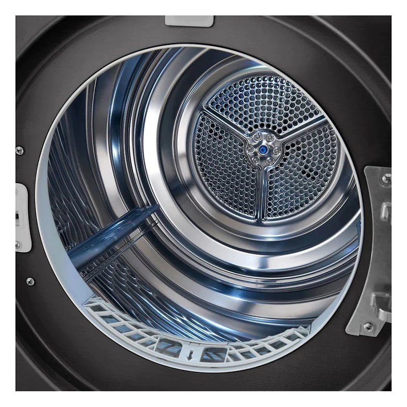 LG FDV909B 9kg Heat Pump Dryer - Black Steel - Claim £100 Cashback Till 23/5/23