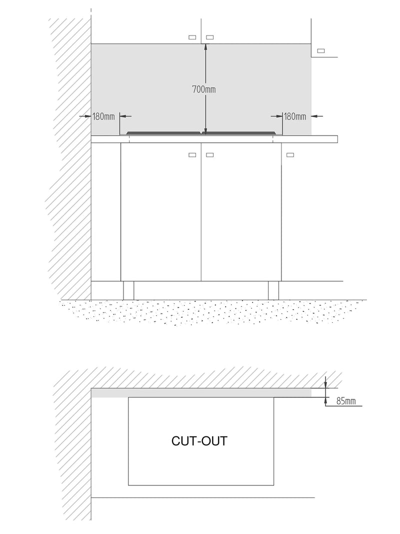 Bertazzoni P905LPROX - Professional 90cm Gas hob With Lateral Dual Wok*contact store for price*