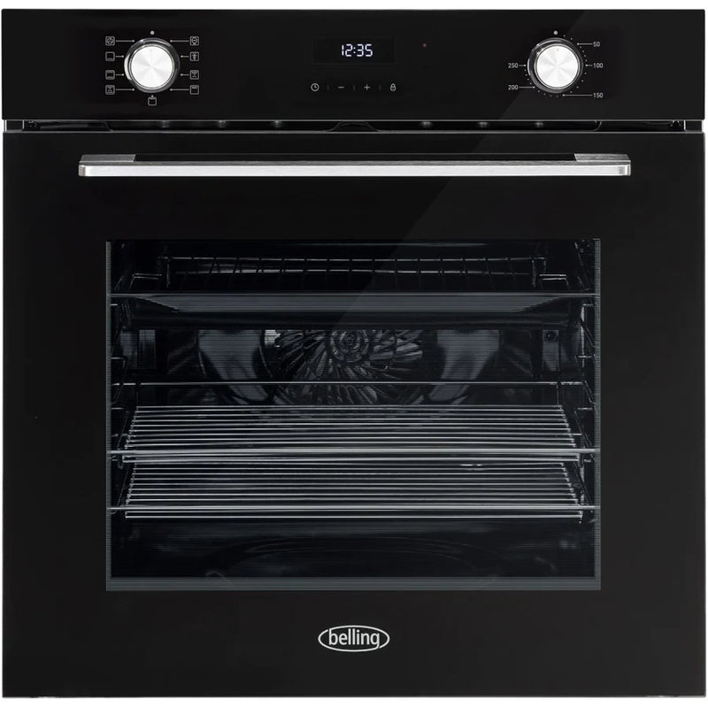 Belling BI603MFCBL Multifunction Single Oven With Stay Clean Liners - Black