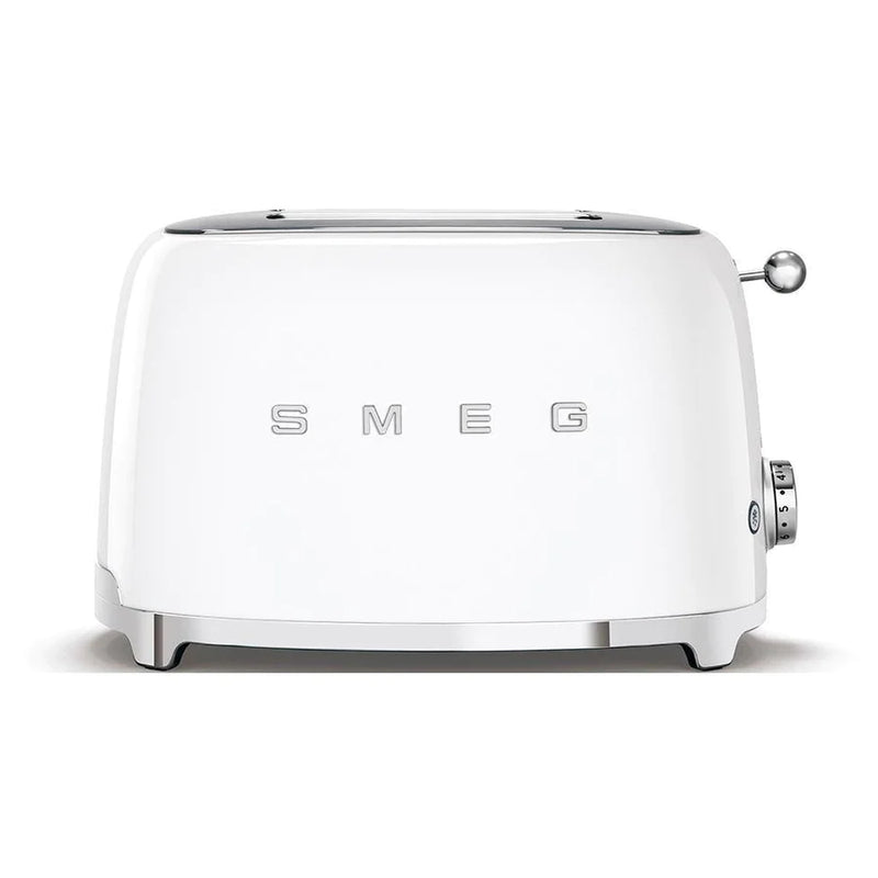 Smeg TSF01WHUK 50's Retro Style Toaster In White