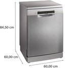 Bosch SMS4EMI06G Series 4 14-place setting dishwasher - Silver*contact store for price*