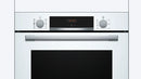 Bosch HQA534BW3B Series 4 Multifunction Steam Single Oven - White*contact store for price*