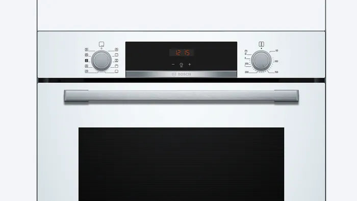 Bosch HQA534BW3B Series 4 Multifunction Steam Single Oven - White*contact store for price*
