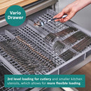 Bosch SMV4HVX14G Series 4 Vario Hinge 14-place setting Integrated dishwasher - [Cutlery Rack]