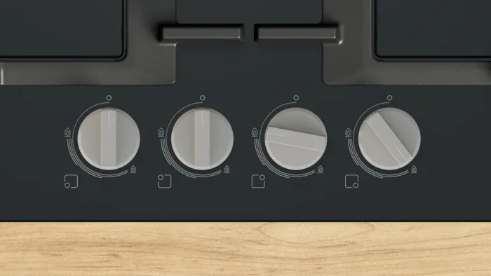 Bosch PNP6B6K40 Series 4 60cm Tempered Glass Gas Hob - Black*contact store for price*