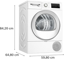 Bosch WTH85224GB 8kg Heat Pump Tumble Dryer - White*contact store for price*