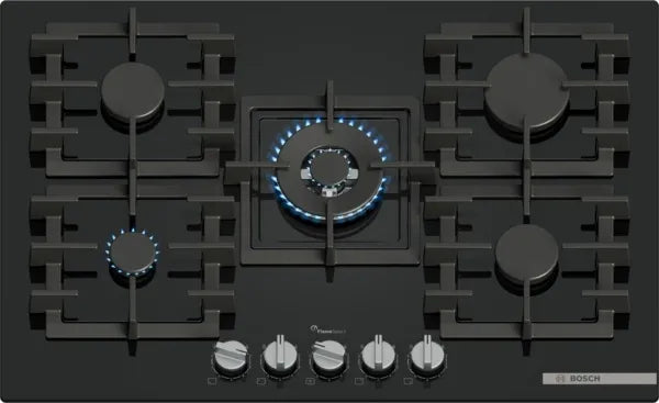 Bosch PPQ7A6I40 75cm Series 6 Tempered Glass Gas Hob*contact store for price*