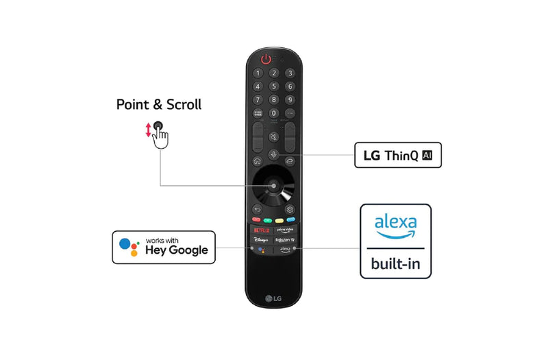 LG OLED55B26LA 55" Smart 4K Ultra HD HDR OLED TV with Google Assistant & Amazon Alexa