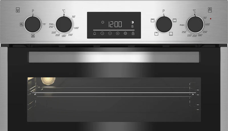 Beko BBDF26300X Built In Electric Double Oven - Stainless Steel