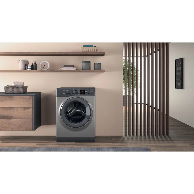 Hotpoint NSWF946GGUK 9kg 1400rpm Anti-stain Washing Machine - Graphite*contact store for price*