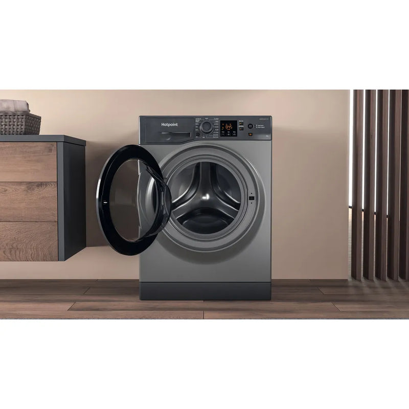 Hotpoint NSWF946GGUK 9kg 1400rpm Anti-stain Washing Machine - Graphite*contact store for price*
