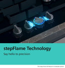 Siemens iQ500 EP9A6MI40 5 Burner 90cm Gas hob - Tempered Black Glass