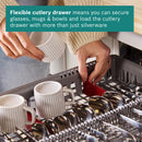 Bosch SMV4HVX14G Series 4 Vario Hinge 14-place setting Integrated dishwasher - [Cutlery Rack]
