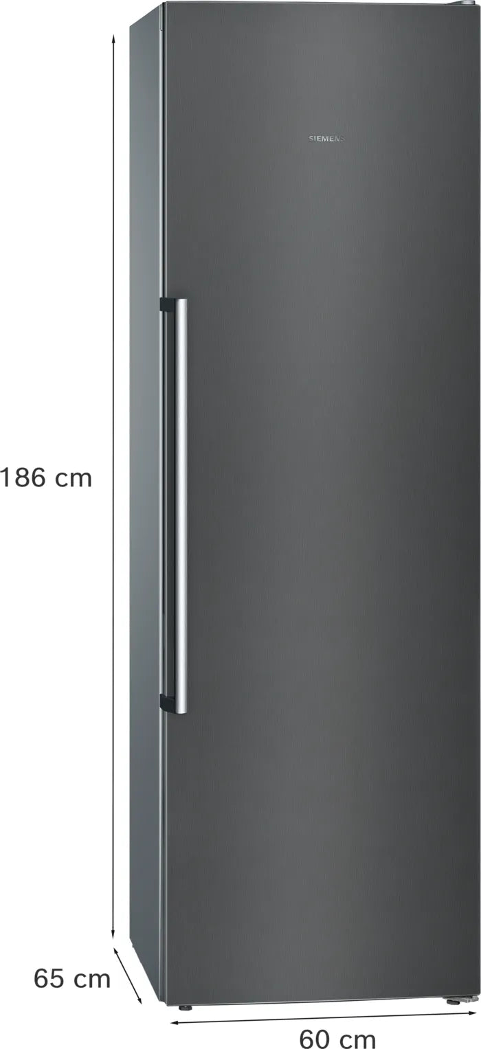 Siemens GS36NAXEP IQ500 Freestanding Frost Free Freezer – Black Steel [Anti Fingerprint]*contact store for price*