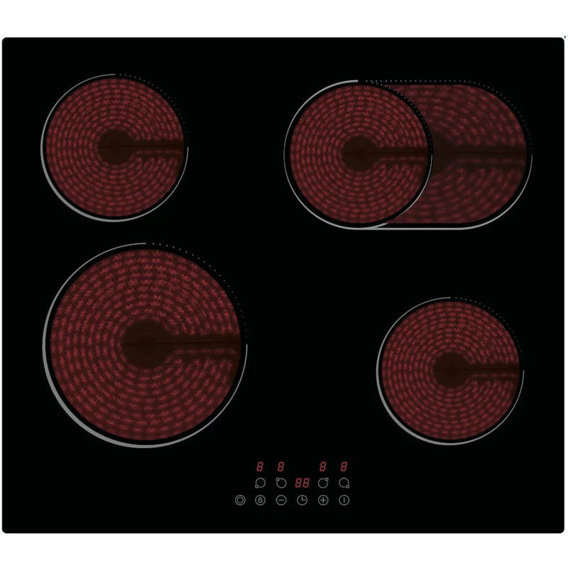 Culina CER60MZ 60cm Extendable zone Ceramic Hob - 2 Years Parts&Labour Warranty On Registration