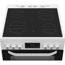 Hotpoint HTE6VDCW 60cm Double Oven Electric Cooker With Ceramic Hob - White*contact store for price*