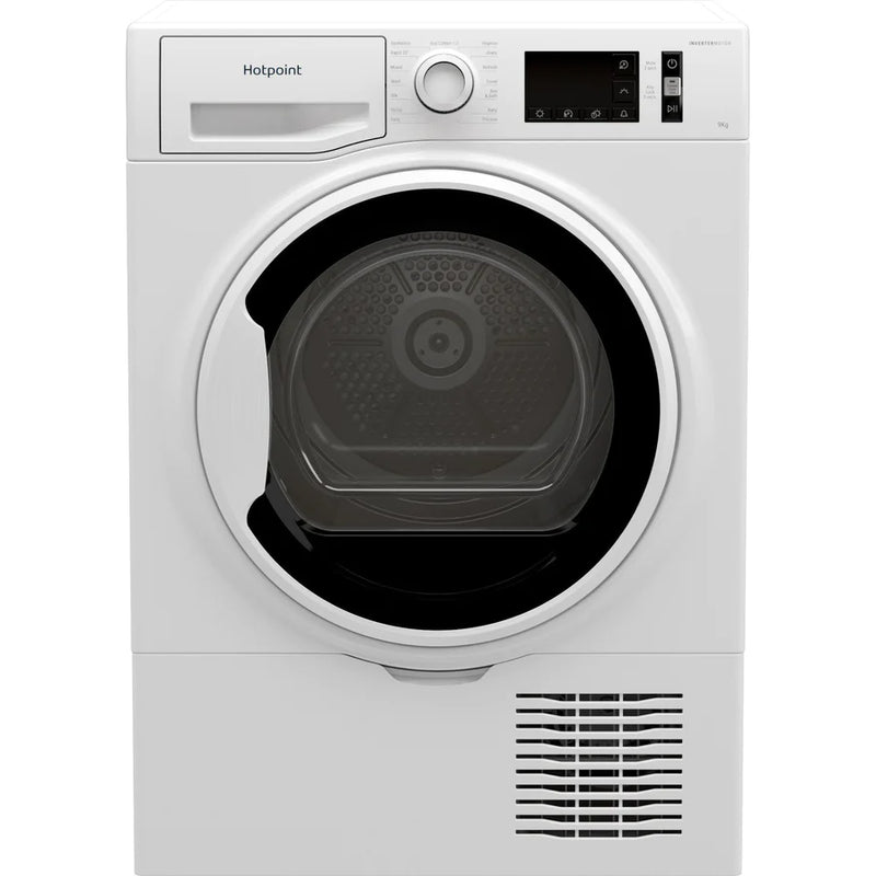 HOTPOINT H3D91WBUK 9kg Condenser Dryer in White with Crease Care
