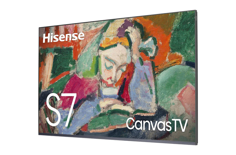Hisense 55S7NQTUK Canvas 55'' HDR UHD 4K QLED Smart TV With Alexa*contact store for price*