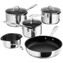 Stellar S7C1DNS Non-Stick 5 Piece Draining Saucepan Set