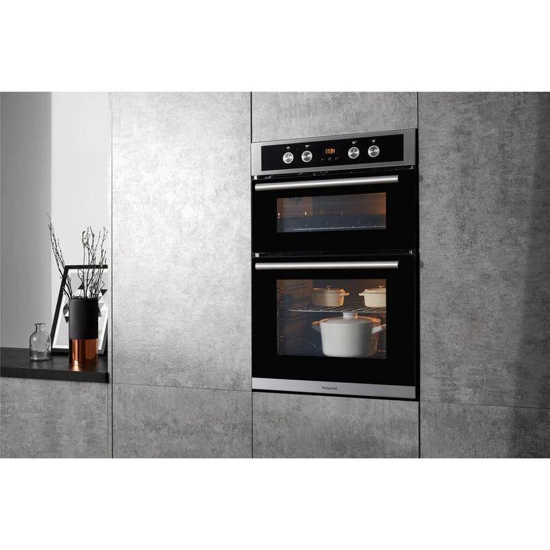 Hotpoint DD2844CIX Built In Double Oven - Stainless Steel