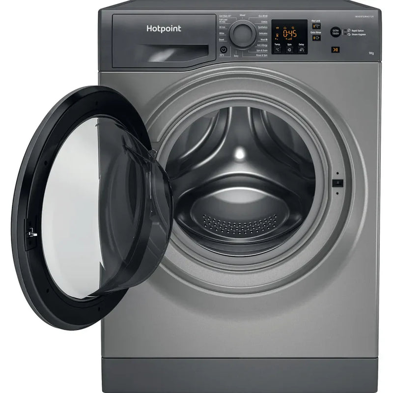 Hotpoint NSWF946GGUK Anti-stain Washing Machine - 9kg - 1400rpm - Graphite