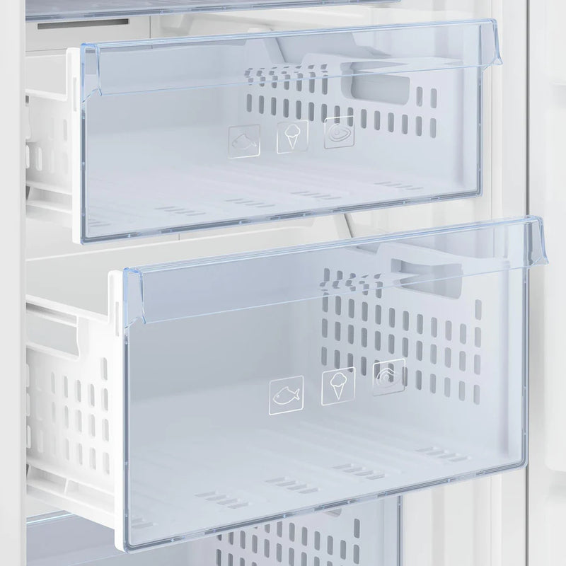 Beko BFFD3577 Integrated Tall Frost Free Freezer With Freezer Guard - Sliding Door Installation
