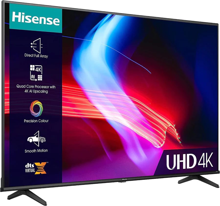 Hisense 50 inch 50A6G VIDAA Smart 4K UHD LED Frameless TV (Built-in Wi –  IFESOLOX