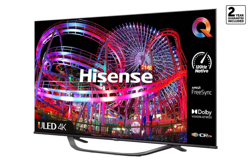 Hisense 55U7HQTUK 55'' 4K Ultra HD HDR Smart ULED TV Freeview Play