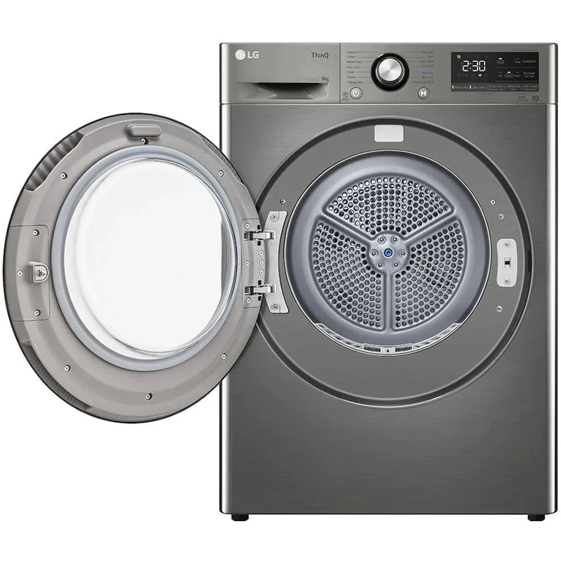 LG FDM309S 9KG Dual Inverter Heat Pump™ Tumble Dryer - Graphite