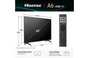 HISENSE 65A6QTUK 65" LED 4K HDR Smart TV with Freely*contact store for price*