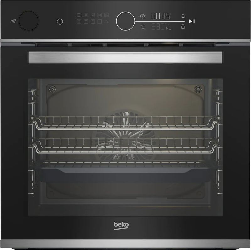 Beko BBIS13400XC AeroPerfect Single Multi-function Oven With SteamAid Cooking