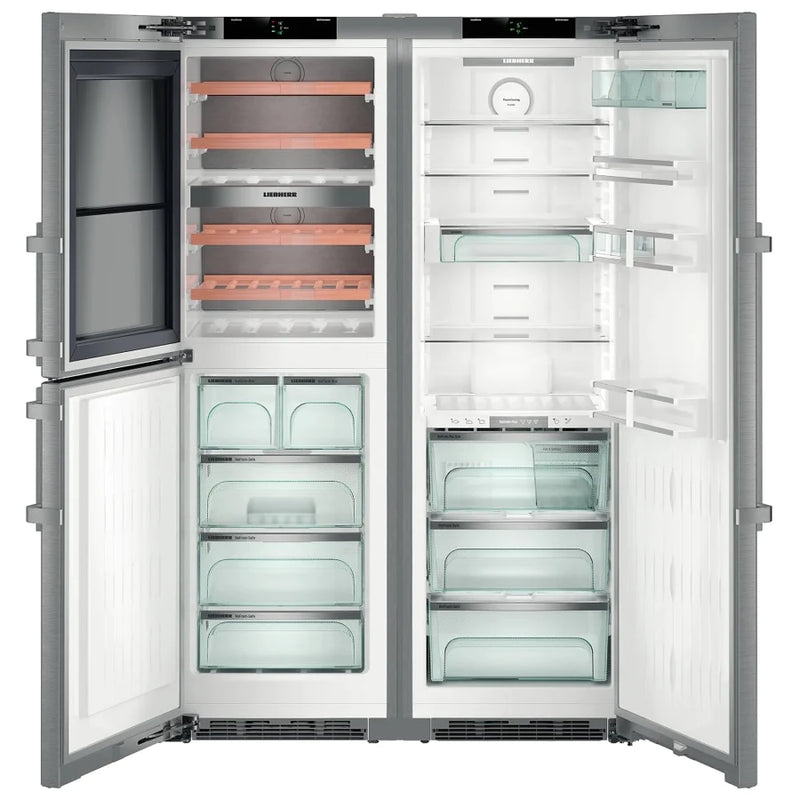 Liebherr SBSes8496 PremiumPlus BioFresh side by side fridge & freezer with wine cooler compartment [last one]