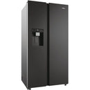 Haier HSW59F18EIPT Plumbed ice & water American style fridge freezer - Black*contact store for price*