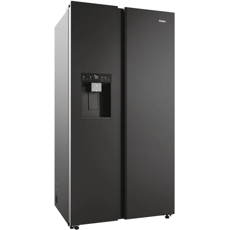 Haier HSW59F18EIPT Plumbed ice & water American style fridge freezer - Black*contact store for price*