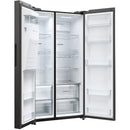 Haier HSW59F18EIPT Plumbed ice & water American style fridge freezer - Black*contact store for price*