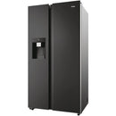 Haier HSW59F18EIPT Plumbed ice & water American style fridge freezer - Black*contact store for price*