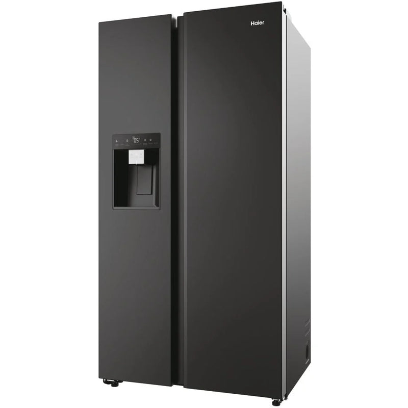 Haier HSW59F18EIPT Plumbed ice & water American style fridge freezer - Black*contact store for price*